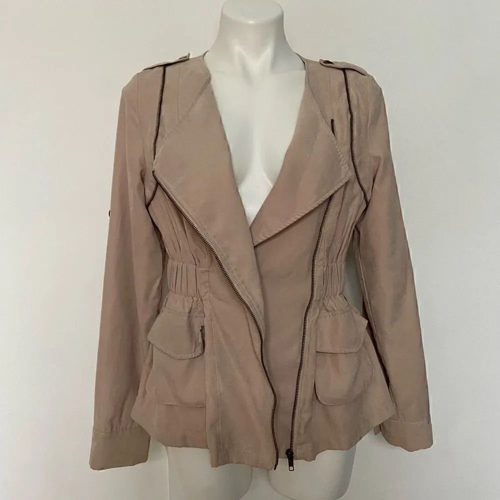 Miami asymmetrical anorak jacket